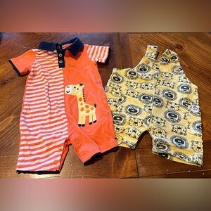 Free Planet & First Impressions Baby Boy Outfit Bundle Size 3-6 months